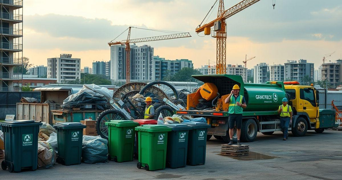 Empresa coleta resíduos construção civil e otimiza seu projeto Empresa coleta resíduos construção civil e otimiza seu projeto