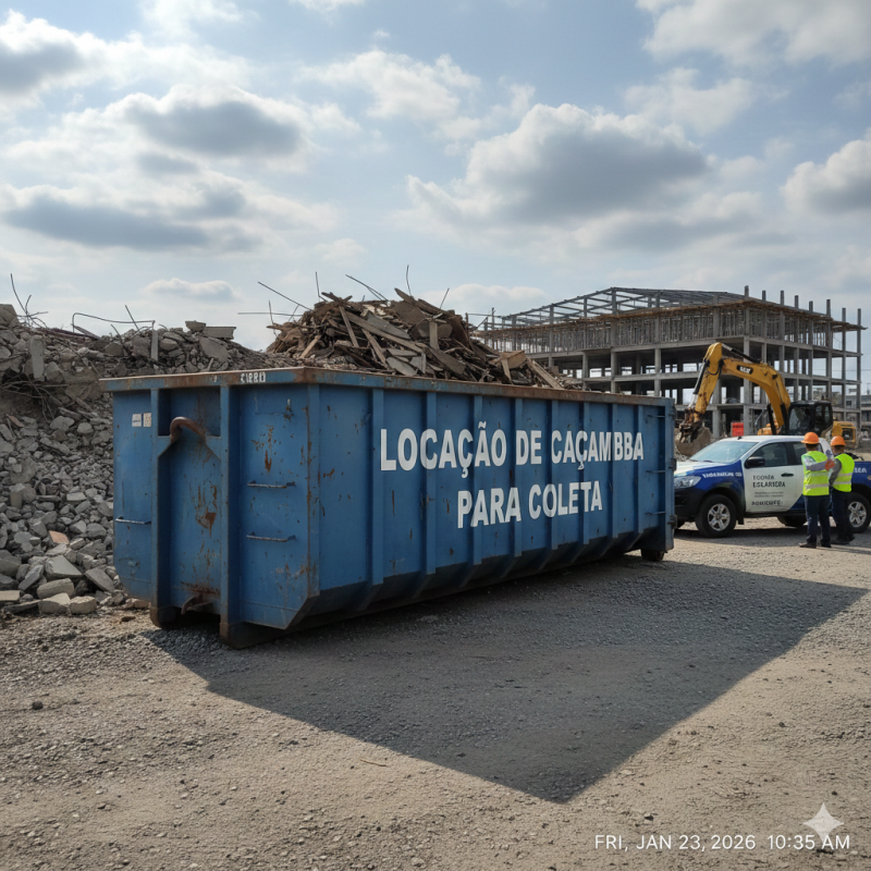 Locação de Caçambas: Dicas Essenciais para Facilitar sua Obra ou Reforma